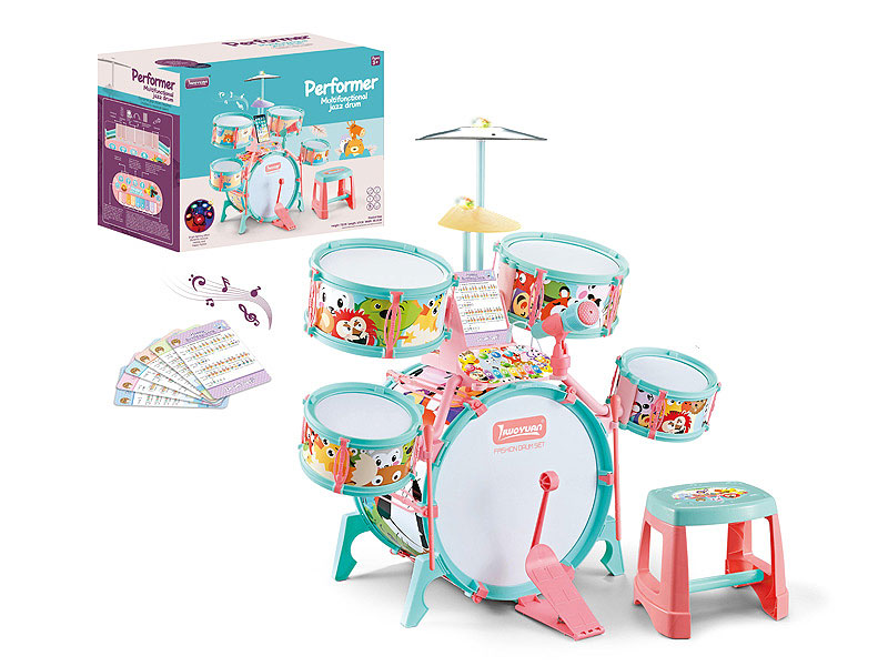 Jazz Drum Set W/L_M(2S0 toys