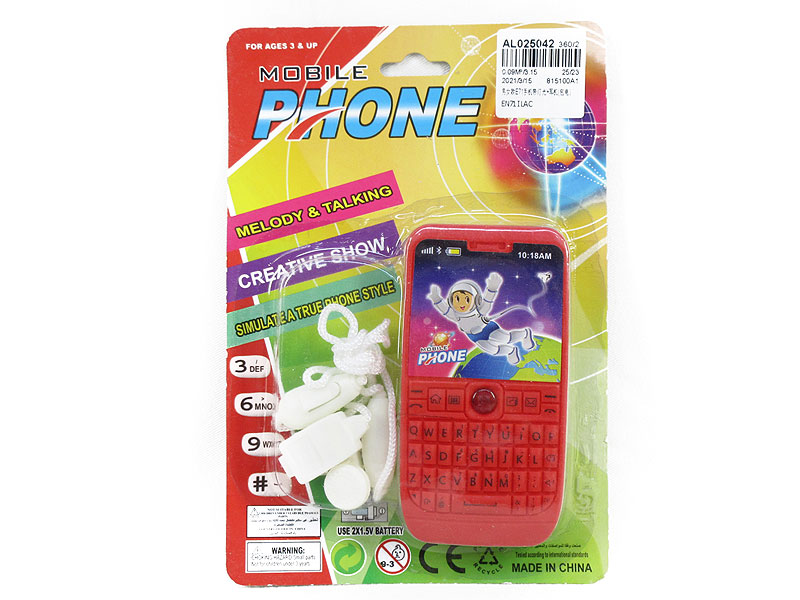 Mobile Telephone W/L & Earphone toys