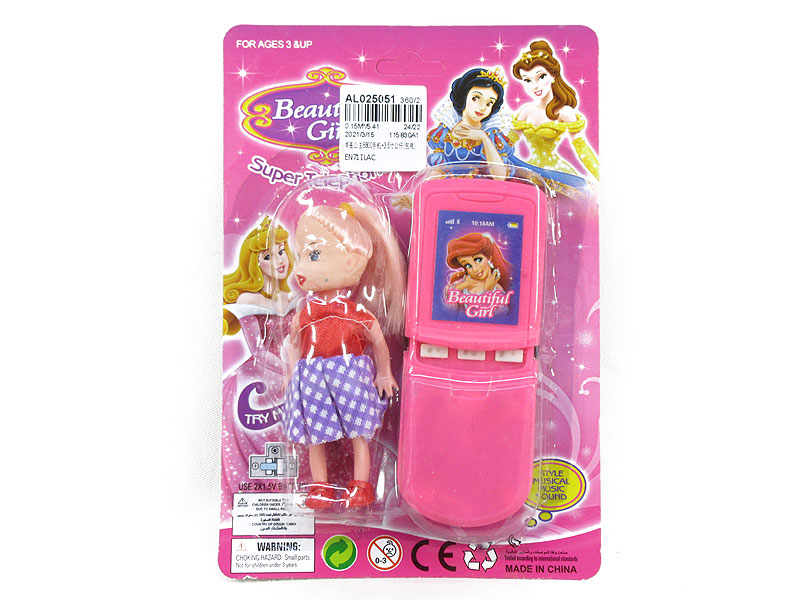 Mobile Telephone & 3.5inch Doll toys