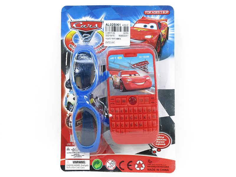 Mobile Telephone W/L & Glasses toys