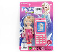 Mobile Telephone & 3.5inch Doll