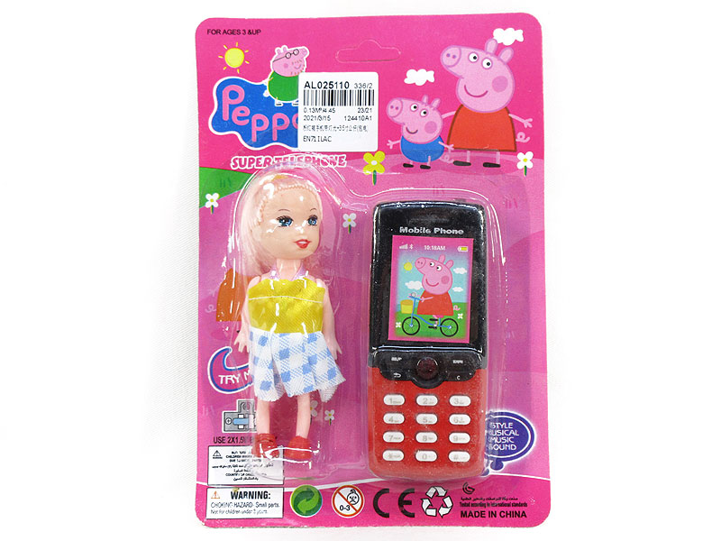 Mobile Telephone W/L & 3.5inch Doll toys