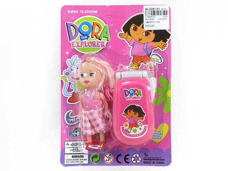 Mobile Telephone W/L & 3.5inch Doll toys