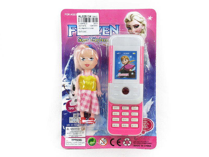 Mobile Telephone W/L & 3.5inch Doll toys