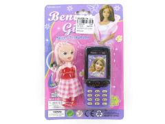 Mobile Telephone W/L & 3.5inch Doll toys