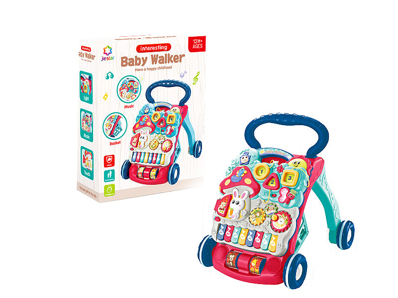 Baby Walker Set W/M toys