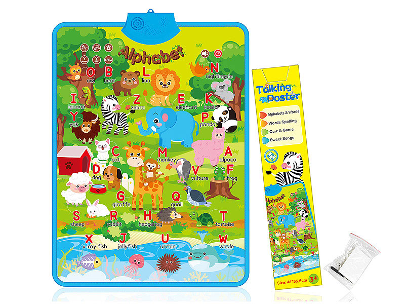 Scene Letter Learning Wall Chart toys