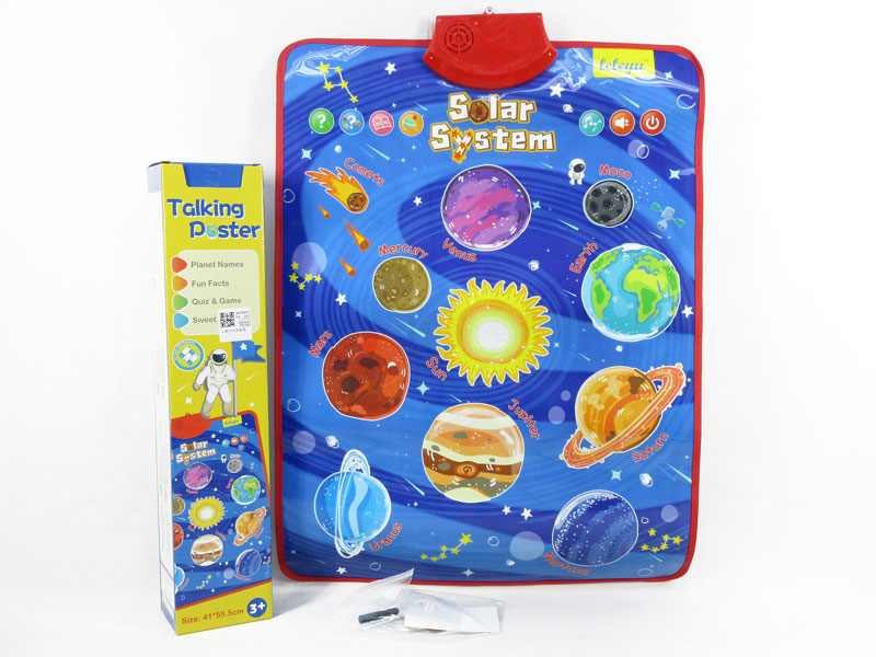 Wall Chart Of Crystal Solar System W/S toys