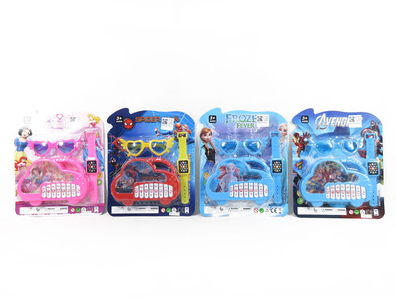 Electronic Organ W/M & Watch & Glasses(4S) toys