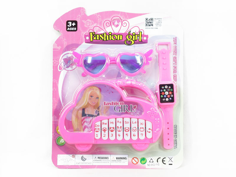 Electronic Organ W/M & Watch & Glasses toys