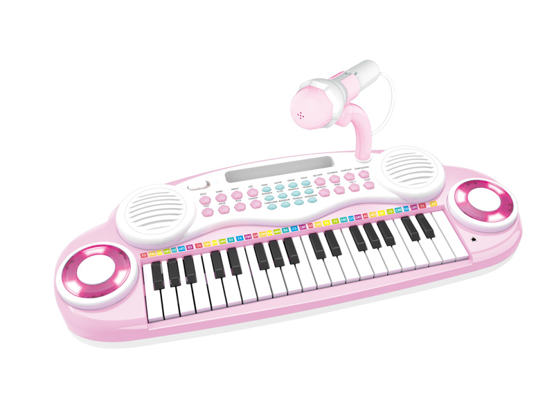 37Key Electronic Organ W/Microphone(3C) toys