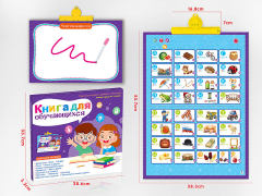 13in1 Russian Audio Wall Chart Point Reading Learning Machine
