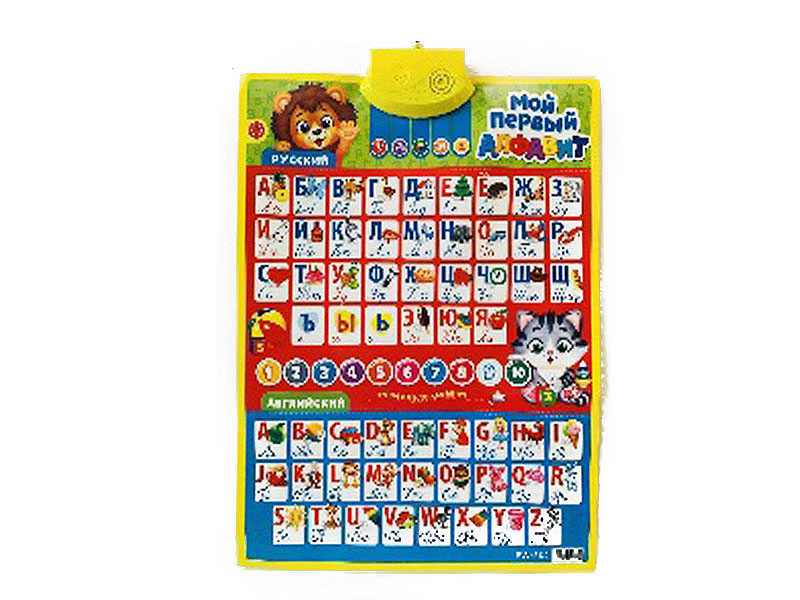 Russian Alphabet Phonetic Wall Chart toys