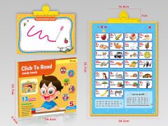 13in1 English Voice Point Reading Flipchart Learning Machine