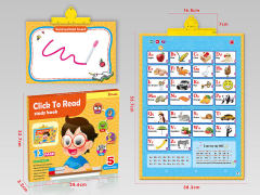 13in1 English Voice Point Reading Flipchart Learning Machine toys