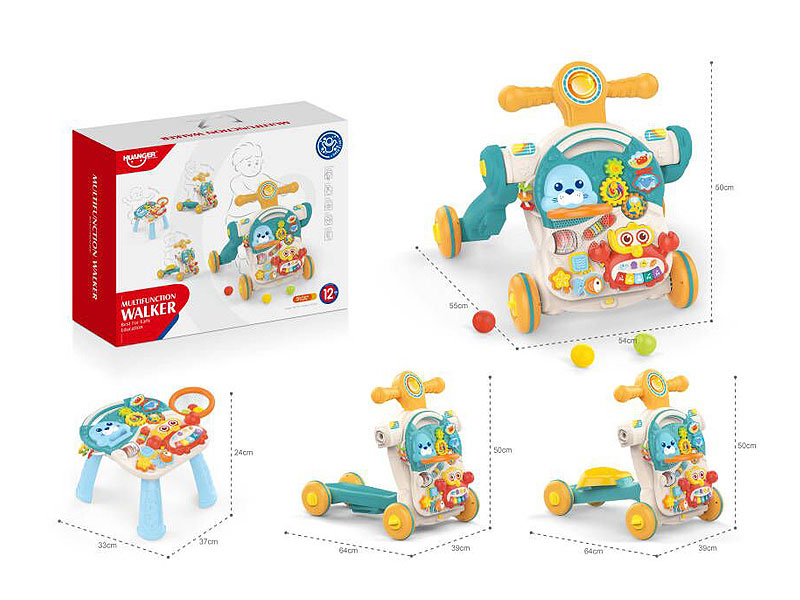 4in1 Walker Car &  Game Table toys