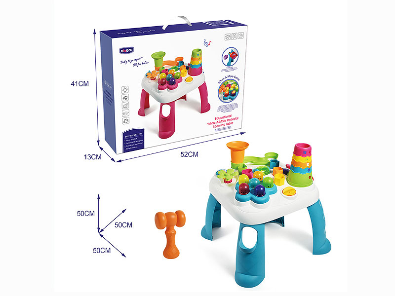 Hamster Beating Learning Table W/L_M(2C) toys