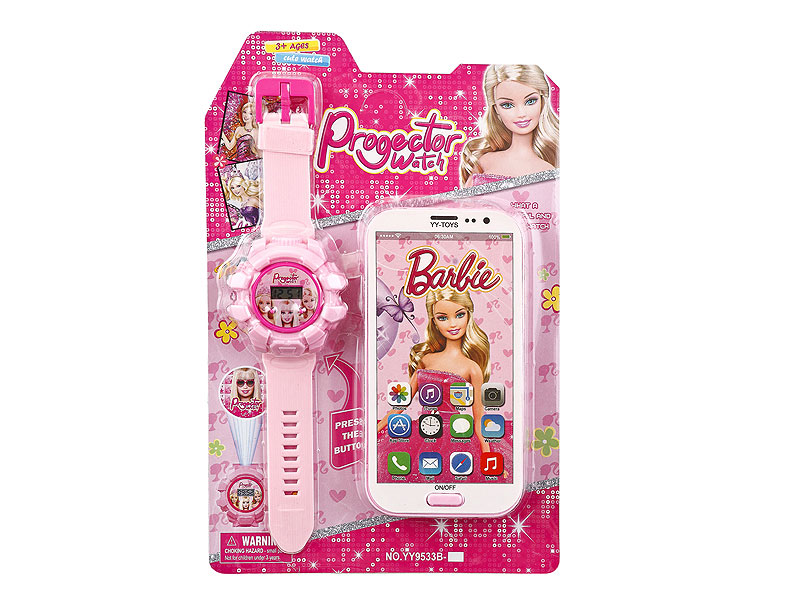 Mobile Telephone W/M & Projection Electronic Watch toys
