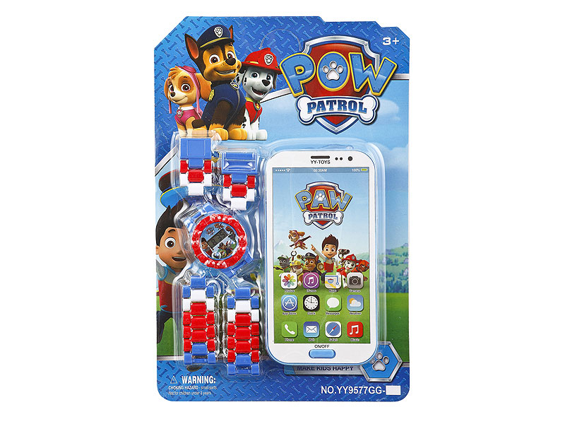 Mobile Telephone W/M & Building Block Electronic Watch toys