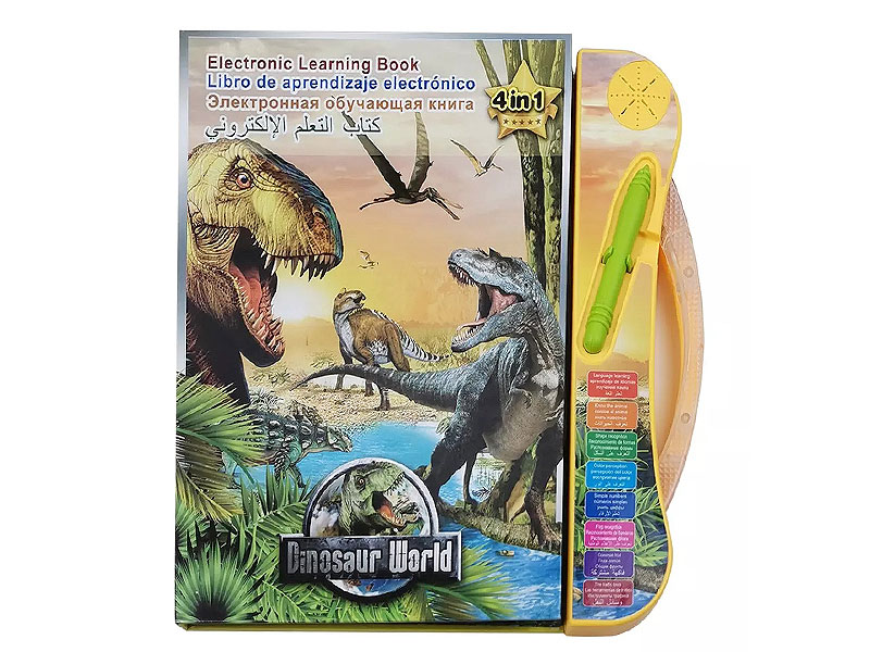 4 Languages Dinosaur E-Book toys