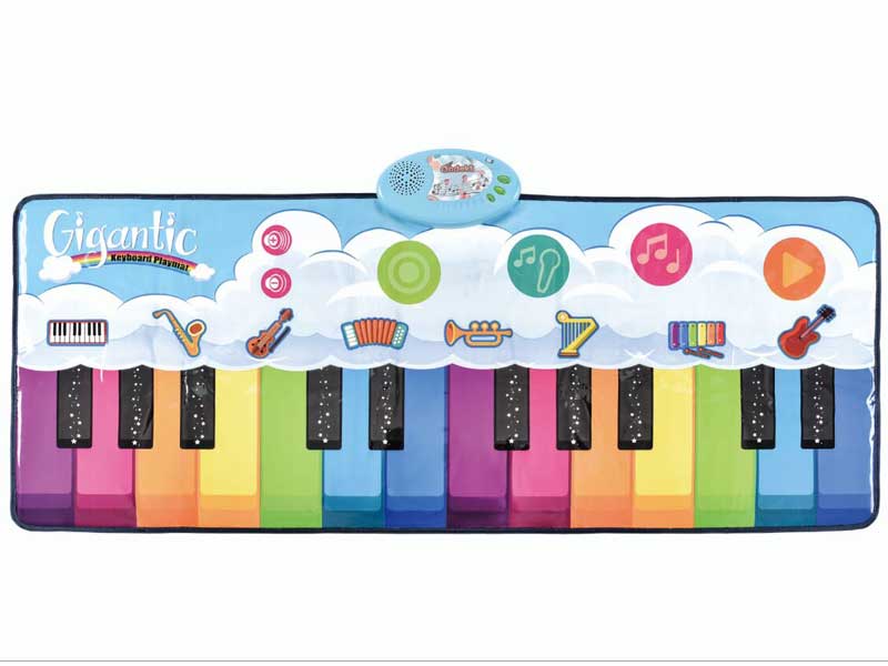 Rainbow Keyboard Playmat toys