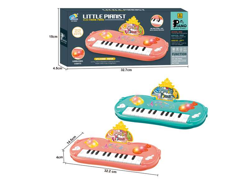 22Key Electronic Organ W/L_M(2C) toys