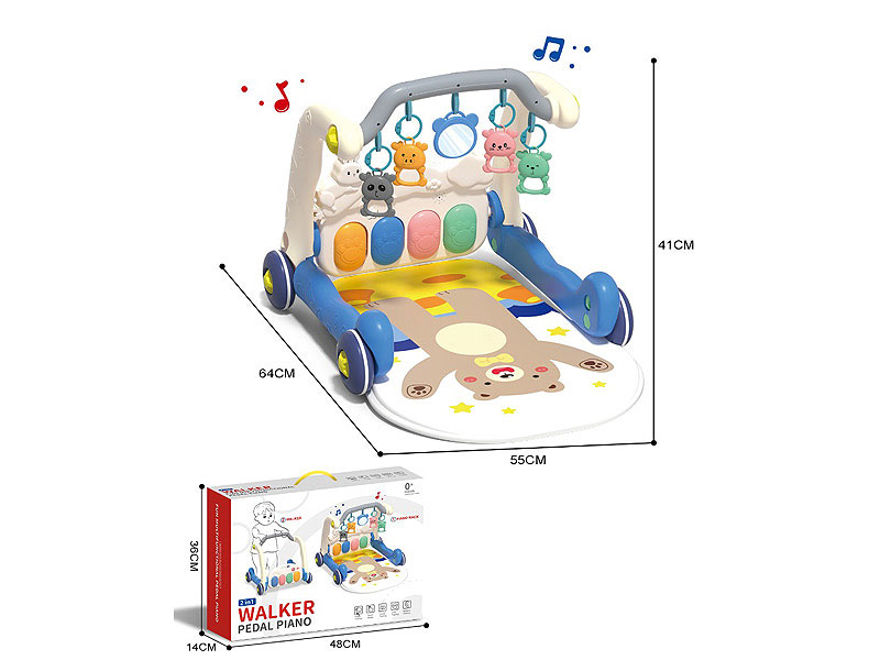 2in1 Walker Pedal Piano toys