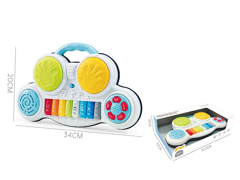 Early Education Story Piano & Drums W/L_M toys