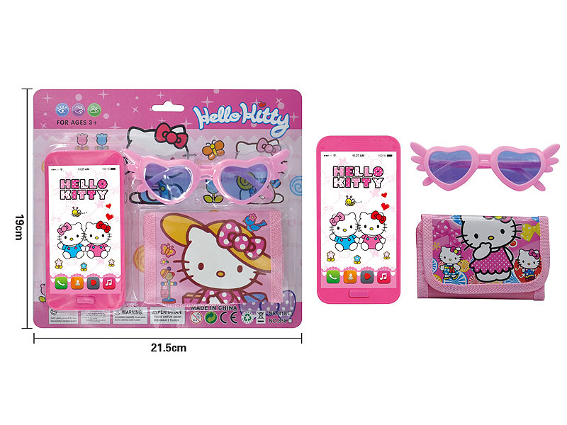 Mobile Telephone & Glasses & Wallet toys