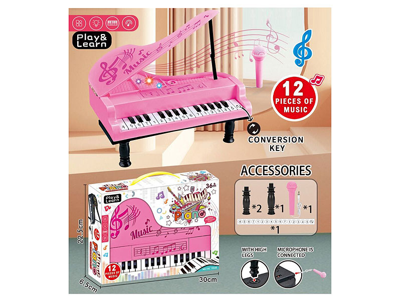Classic Piano W/Microphone toys