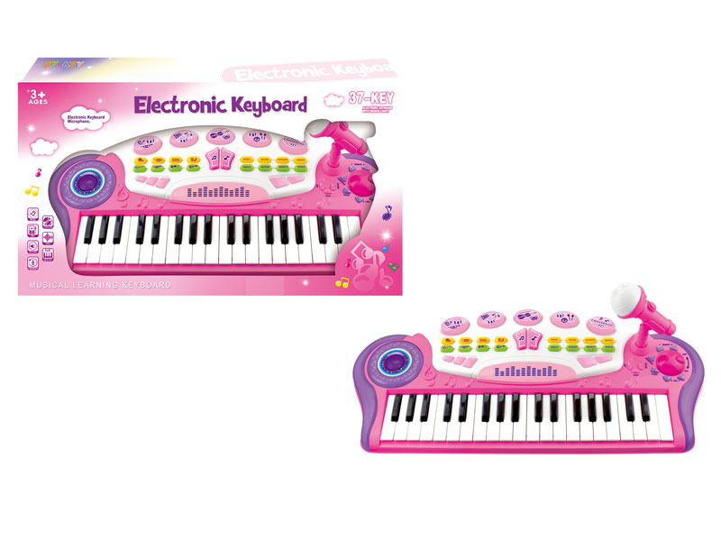 37Key Electronic Organ W/Microphone toys