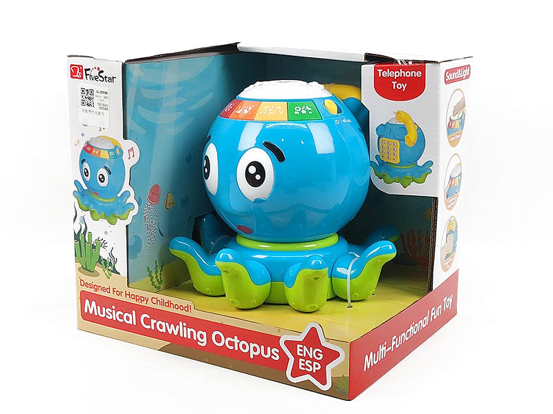 Musical Crawling Octopus toys