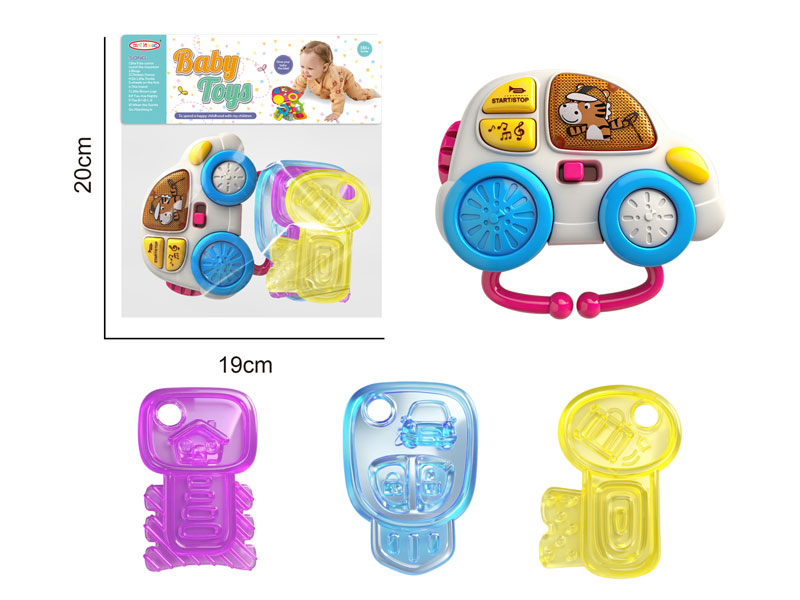 Music Car W/L & Teether toys