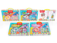 Phone & Mobile Telephone & Ukulele & Glasses toys