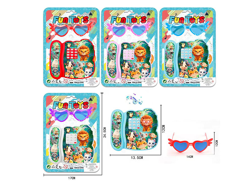 Telephone W/L & Glasses toys