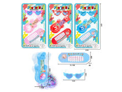 Electronic Organ W/L & Guitar W/L & Glasses toys