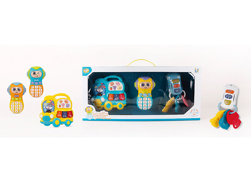 Piano & Mobile Telephone & Key toys