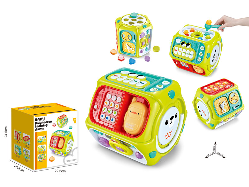 Baby Polyhedron Learning Drums toys