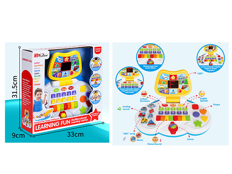 English And Spanish Learning Machine toys