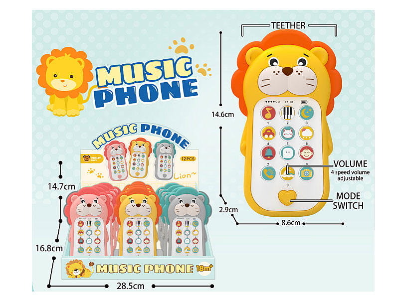 Mobile Telephone W/M(12in1) toys