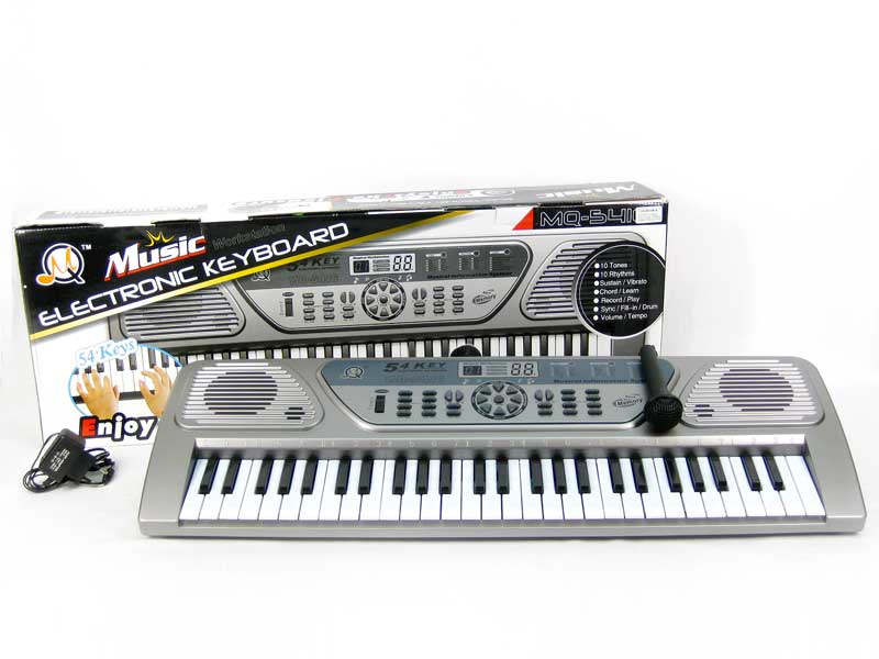 54Key Electrical Piano W/Microphone toys