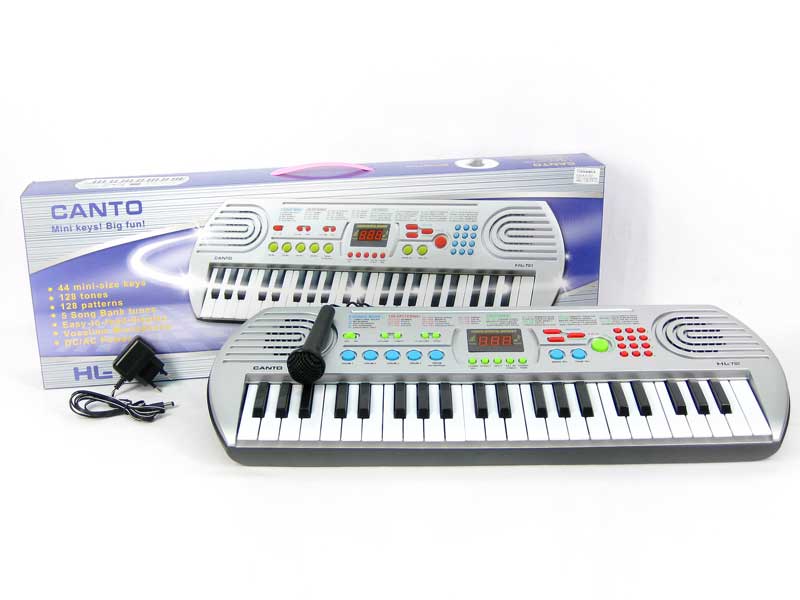 44Key Electrical Piano W/Microphone toys
