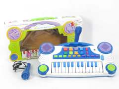 25Key Electronic Organ W/Microphone