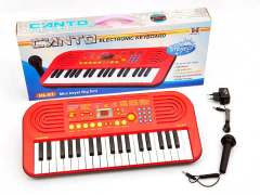 37 Keys Electronic Organ W/Microphone