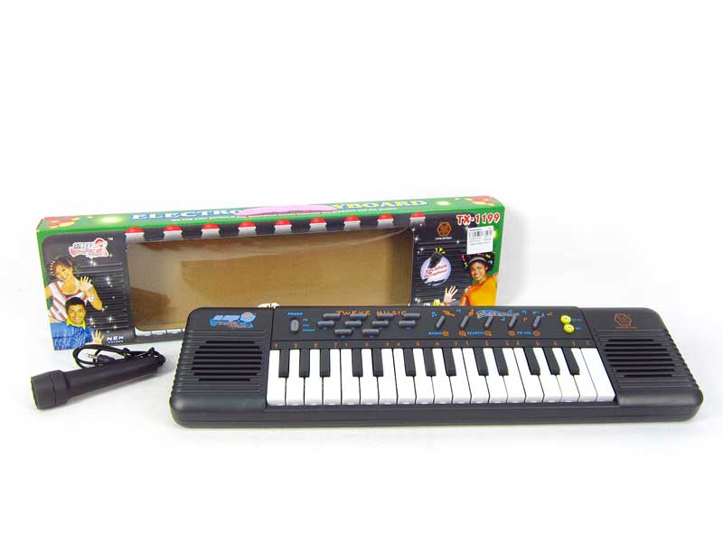 32Key Electronic Organ W/M_Microphone toys