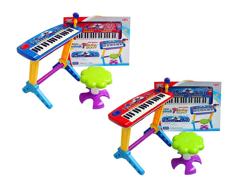 37Key Electronic Organ W/Microphone(2C) toys