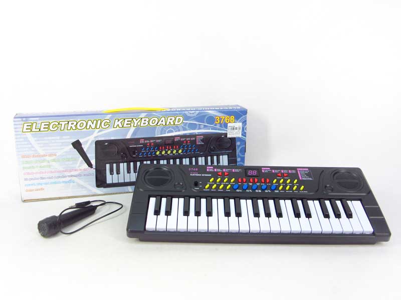37Key Electrical Piano W/Microphone toys