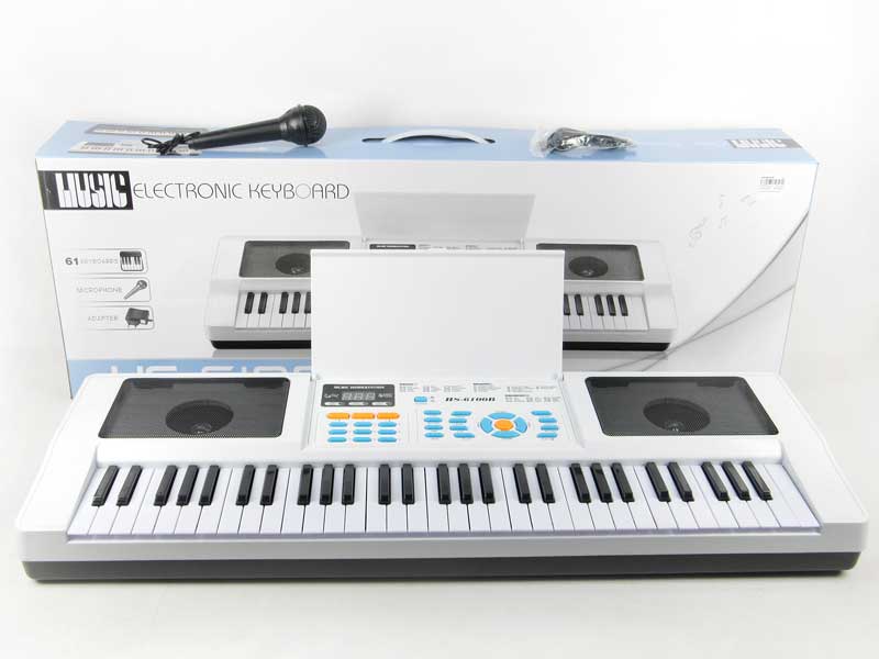 61Key Electronic Organ W/Microphone toys