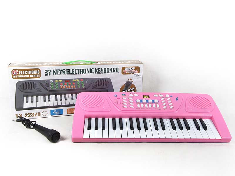 37Key Electronic Organ W/Microphone toys