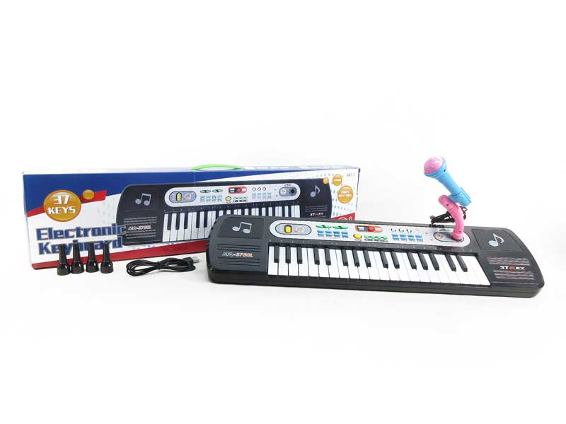 37Key Electronic Organ W/L_Microphone toys